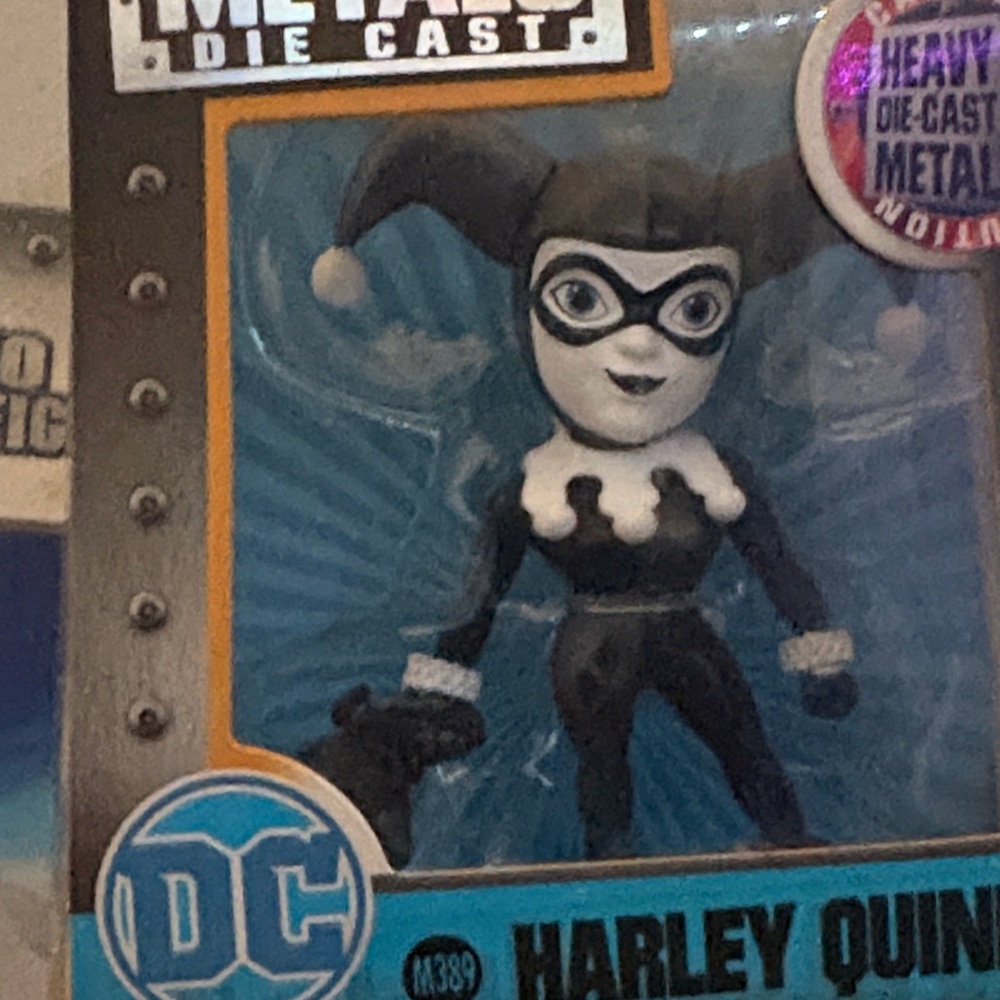 DC Harley Quinn Collectible Figure in Black and White